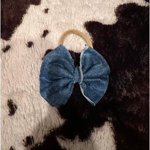 Jean baby nylon bow